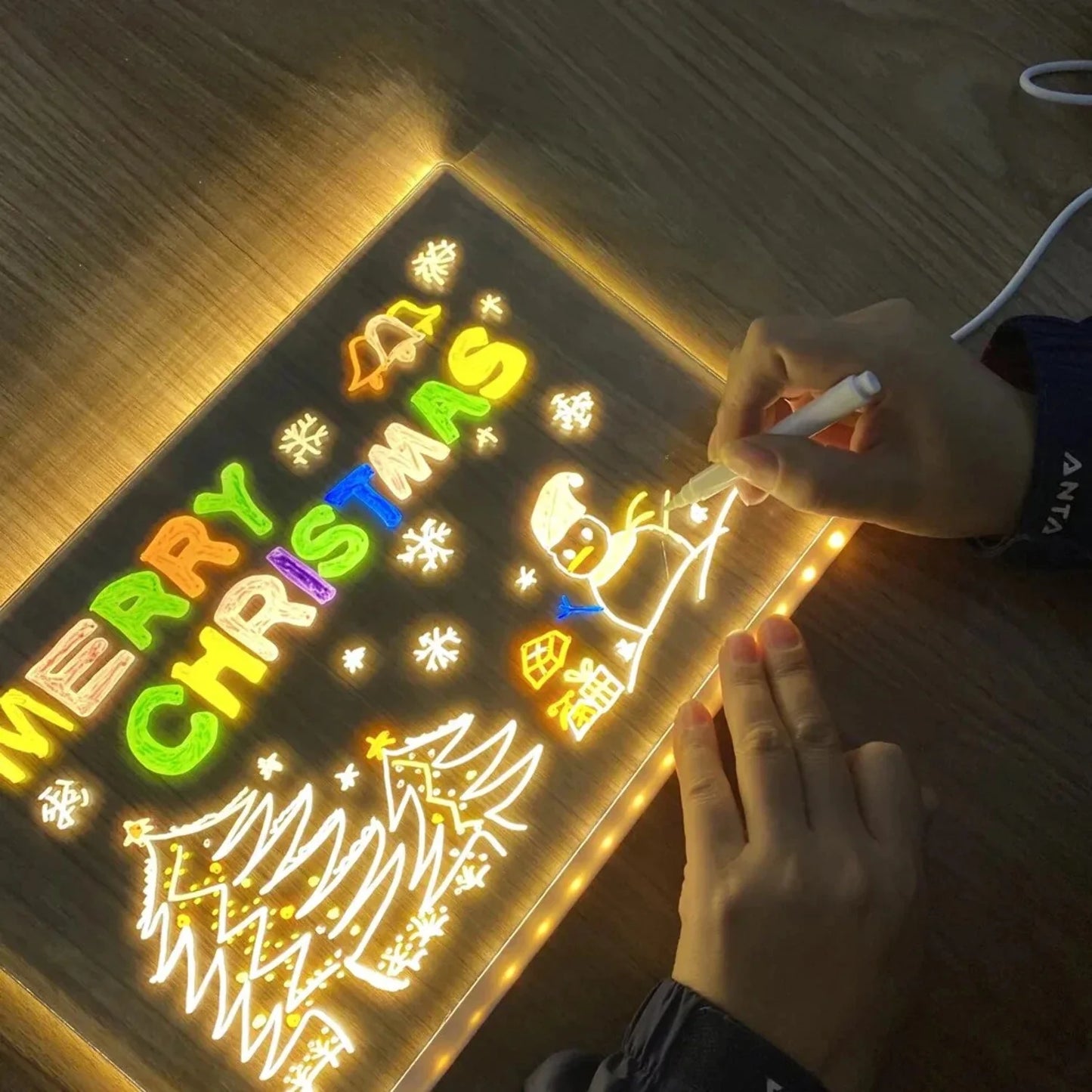 Erasable Acrylic LED Message Board