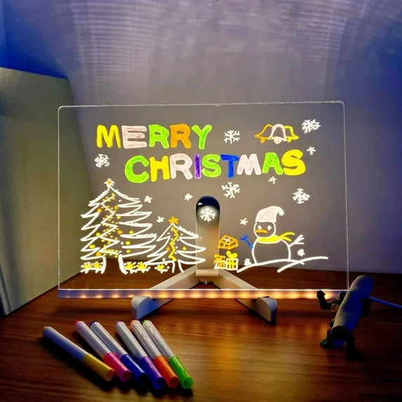 Erasable Acrylic LED Message Board