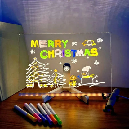 Erasable Acrylic LED Message Board
