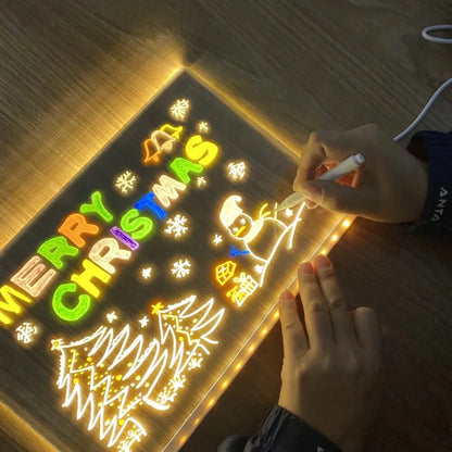 Erasable Acrylic LED Message Board