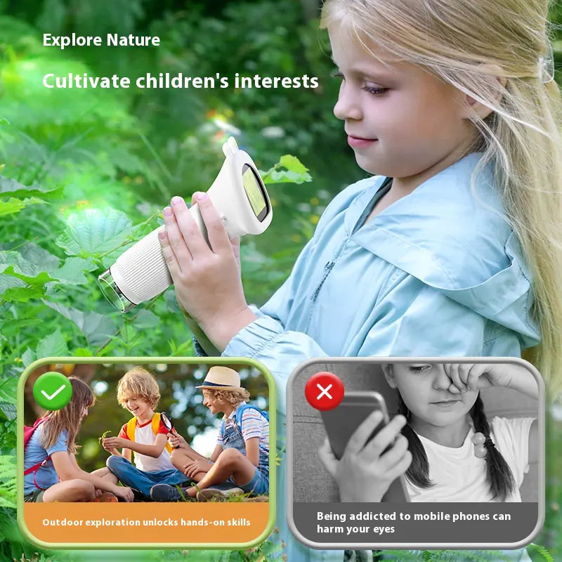 Kids Portable Handheld Microscope