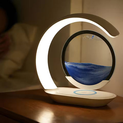 Wireless Charger Sand Art Lamp