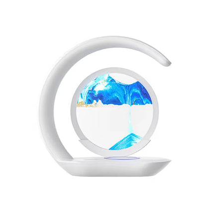 Wireless Charger Sand Art Lamp