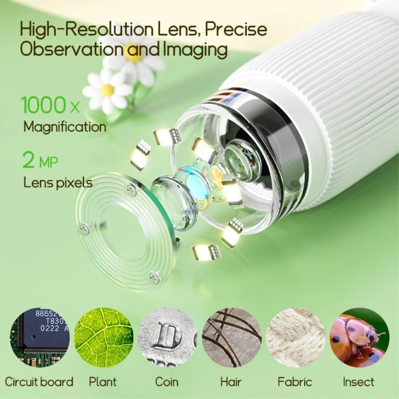 Kids Portable Handheld Microscope