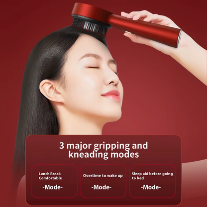 Red Light Hair Massaging Brush