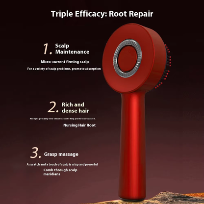 Red Light Hair Massaging Brush