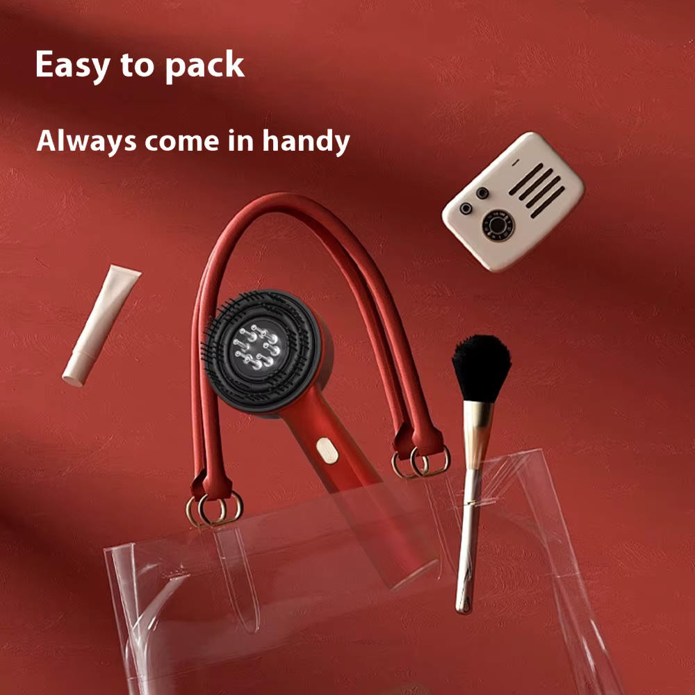 Red Light Hair Massaging Brush